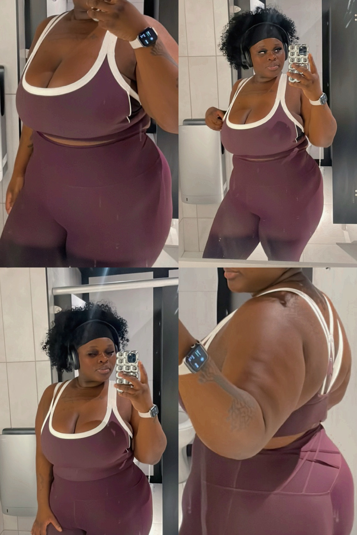 Burgundy Vibes 🫶🏾 #Fabletics #FableticsEU #Plussizegym #gymwear #biggirl 

#LTKplussize #LTKeurope #LTKfitness