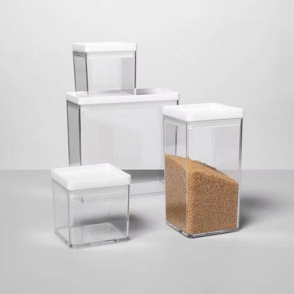 4pc Square Canister Set - Made By Design™ | Target