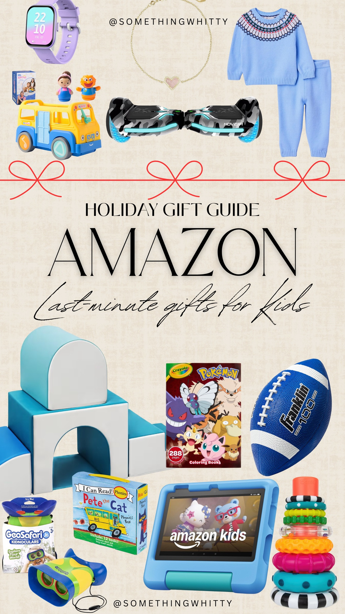 Quick shipped gifts for kids this holiday season! From tech gadgets to educational toys, these picks will bring joy to any child. #somethingwhitty #kidsgifts #holidayshopping #amazonfinds #parentingtips #giftguide

#LTKHoliday #LTKKids #LTKGiftGuide