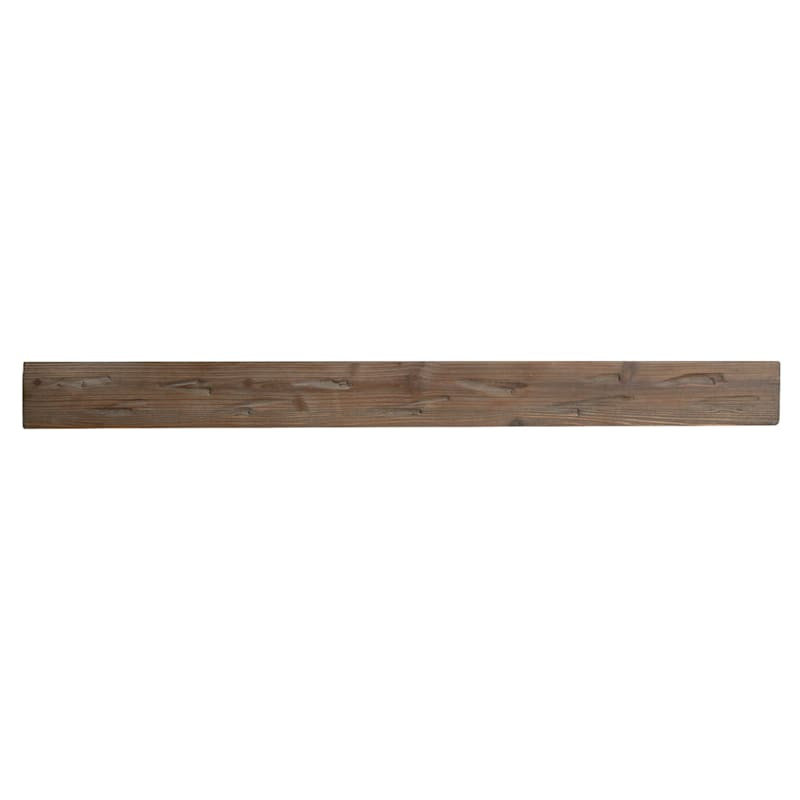 36in. Nash Grey Wood Float Ledge | At Home