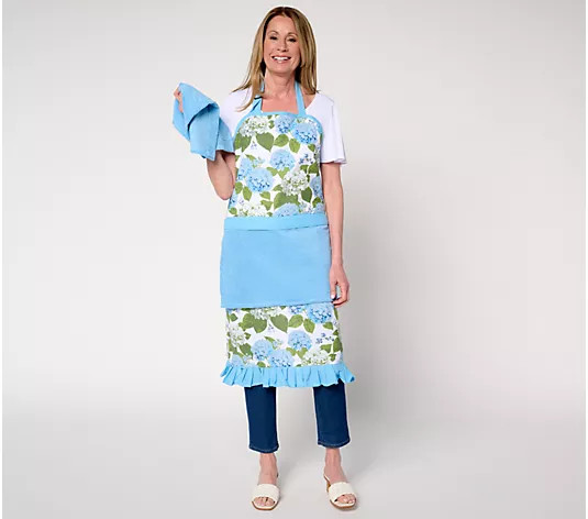 Make Your Selection: Temp-tations Special Edition Apron with 2 Dish Towels | QVC