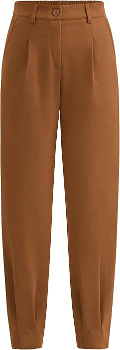 PRETTYGARDEN Women High Waist Ankle Length Work Dress Pants | Amazon (US)
