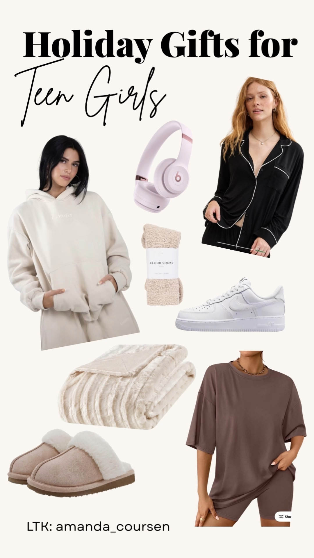 🎁✨ Gift Guide: For the Teen Girl!
Need ideas for the hard-to-shop-for teen? I’ve rounded up the cutest, most trending gifts she’ll actually love and use! Think cozy loungewear and pj’s, shoes, slippers, and a blanket she’ll obsess over. Perfect for Christmas morning!! 🎄💖

Tap any photo to shop directly — and save this post for later when you’re finishing your holiday list!

#lastminutegifts
#TeenGiftGuide #GiftIdeasForHer #HolidayGiftGuide #LTKFinds #TeenStyle #StockingStuffers #TeenFashion #GiftGuideForHer #HolidayShopping #LTKUnder50 #GiftsSheWillLove

#LTKGiftGuide #LTKHoliday