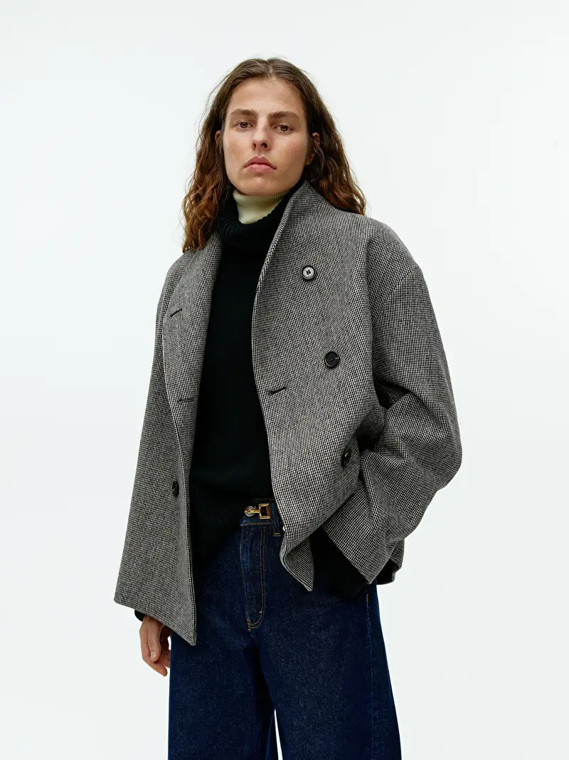Shawl-Collar Wool Jacket | ARKET (US&UK)