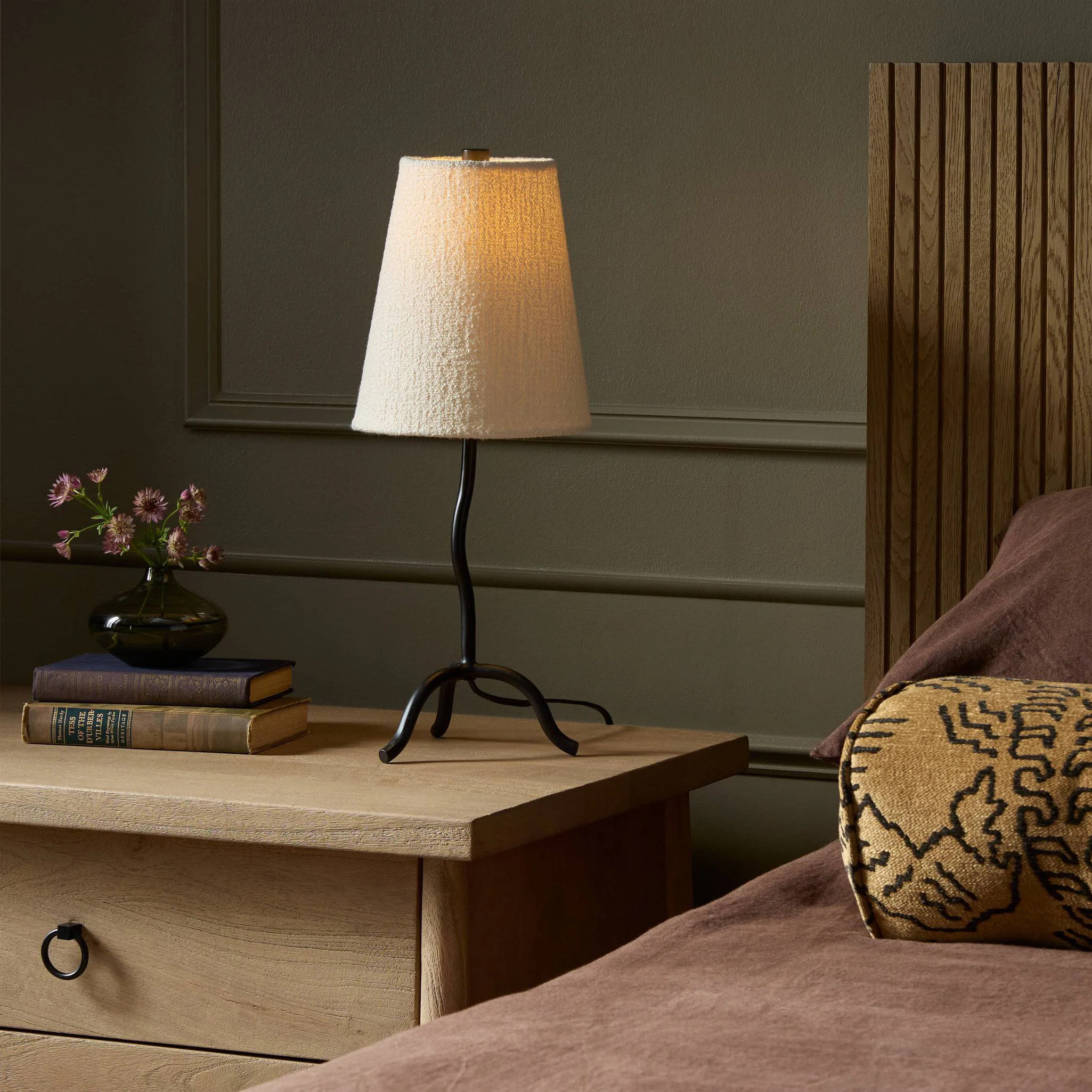 Selby Table Lamp-Cream Boucle | Wayfair North America