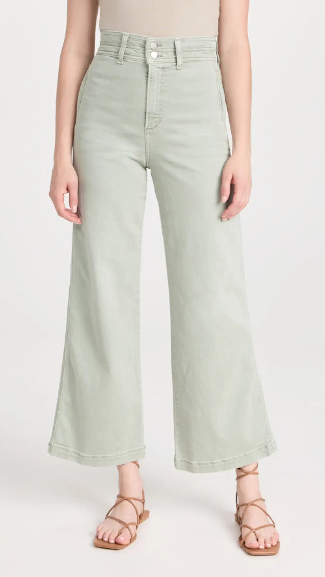 The Allana Wide Leg Ankle Jeans | Shopbop