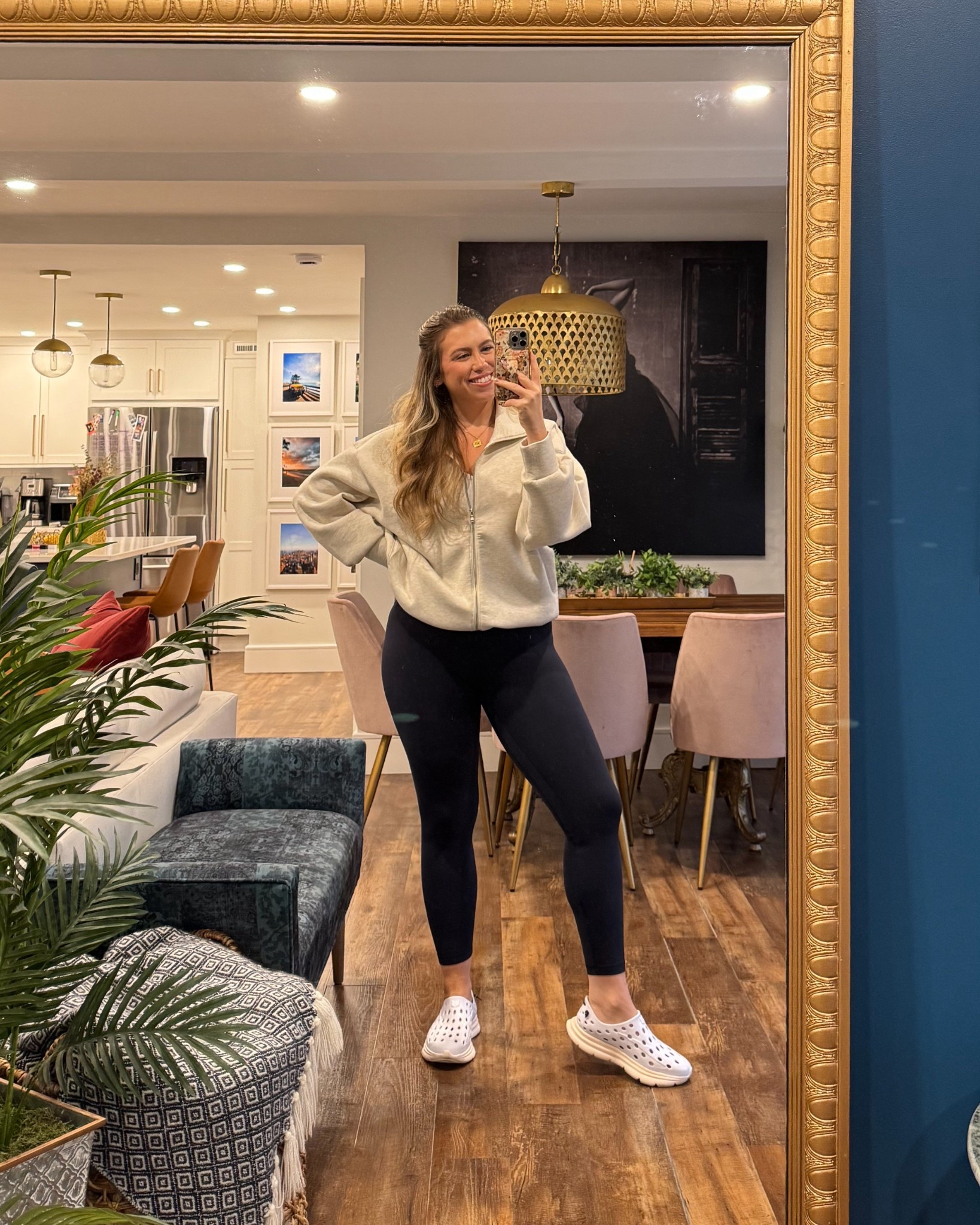 Fall workout outfit, fitness, activewear, wearing a large in everything

#LTKSeasonal #LTKMidsize #LTKActive