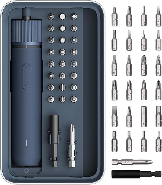HOTO 25-Piece Upgraded Electric Screwdriver Kit, 1/4'' Hex, Magnetic Lid, 1500mAh Rechargeable Co... | Amazon (US)