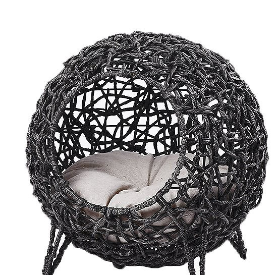 ZEZE Knipsa Bird Nest Cat Stand Chair, Natural | Chewy.com