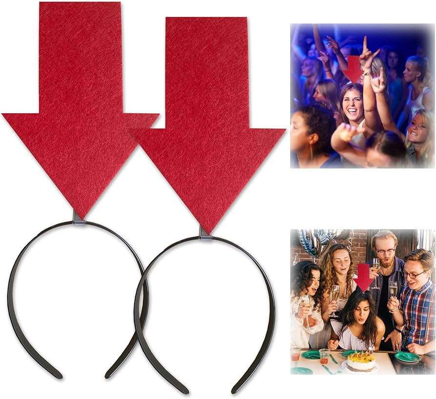 2pcs Arrow Headband | New creative symbol headband | Party Festival parade Concert Support group ... | Amazon (US)