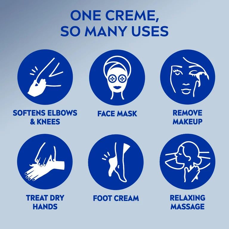 NIVEA Creme Body, Face and Hand Moisturizing Cream, 13.5 Oz Jar - Walmart.com | Walmart (US)