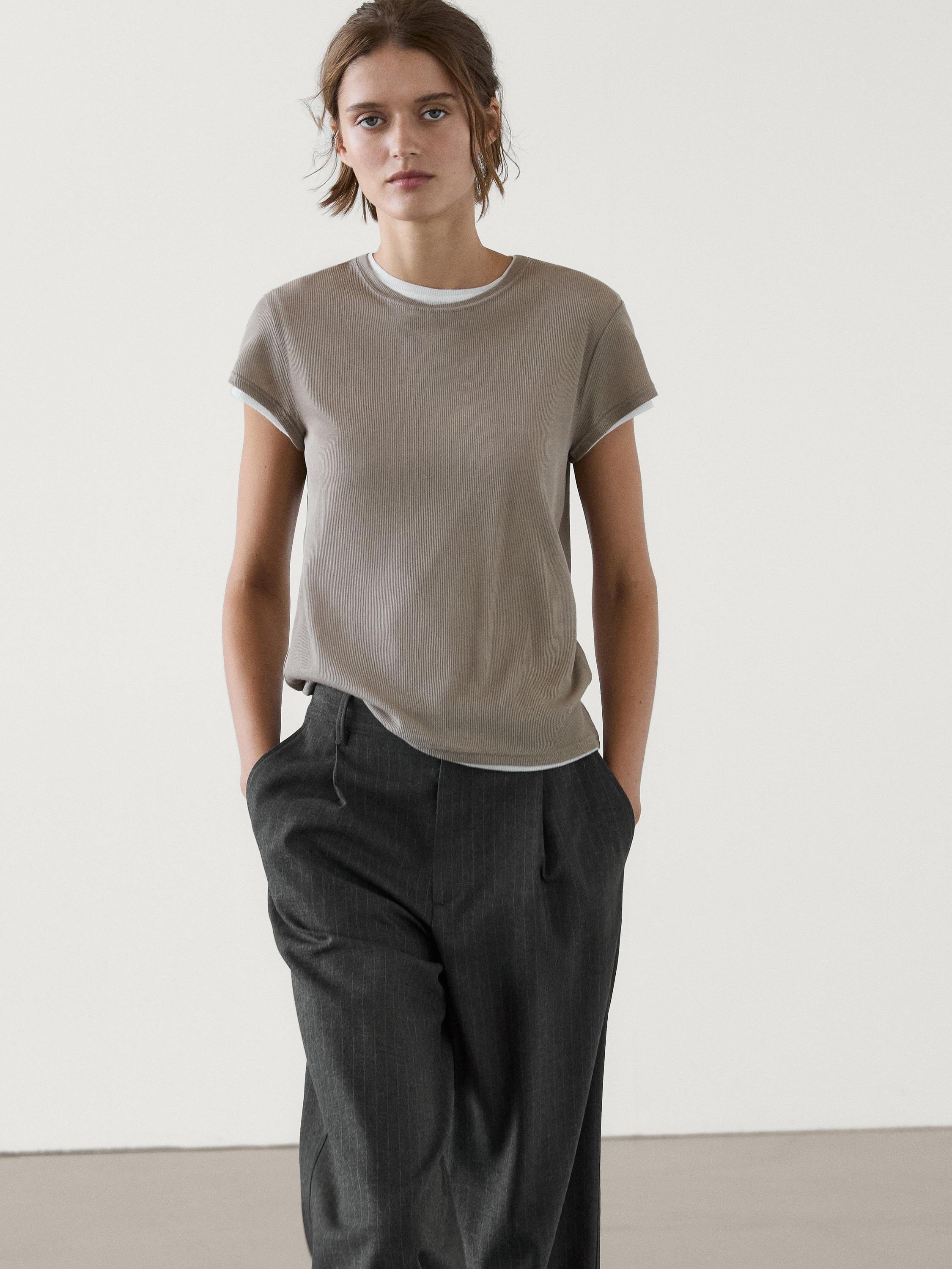 Hose Straight-Fit Nadelstreifen | Massimo Dutti DE