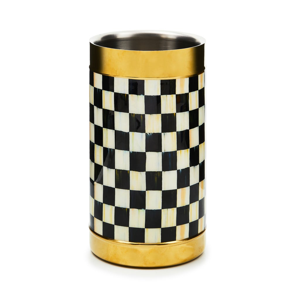 Courtly Check 3260 Gold Wine Cooler | MacKenzie-Childs