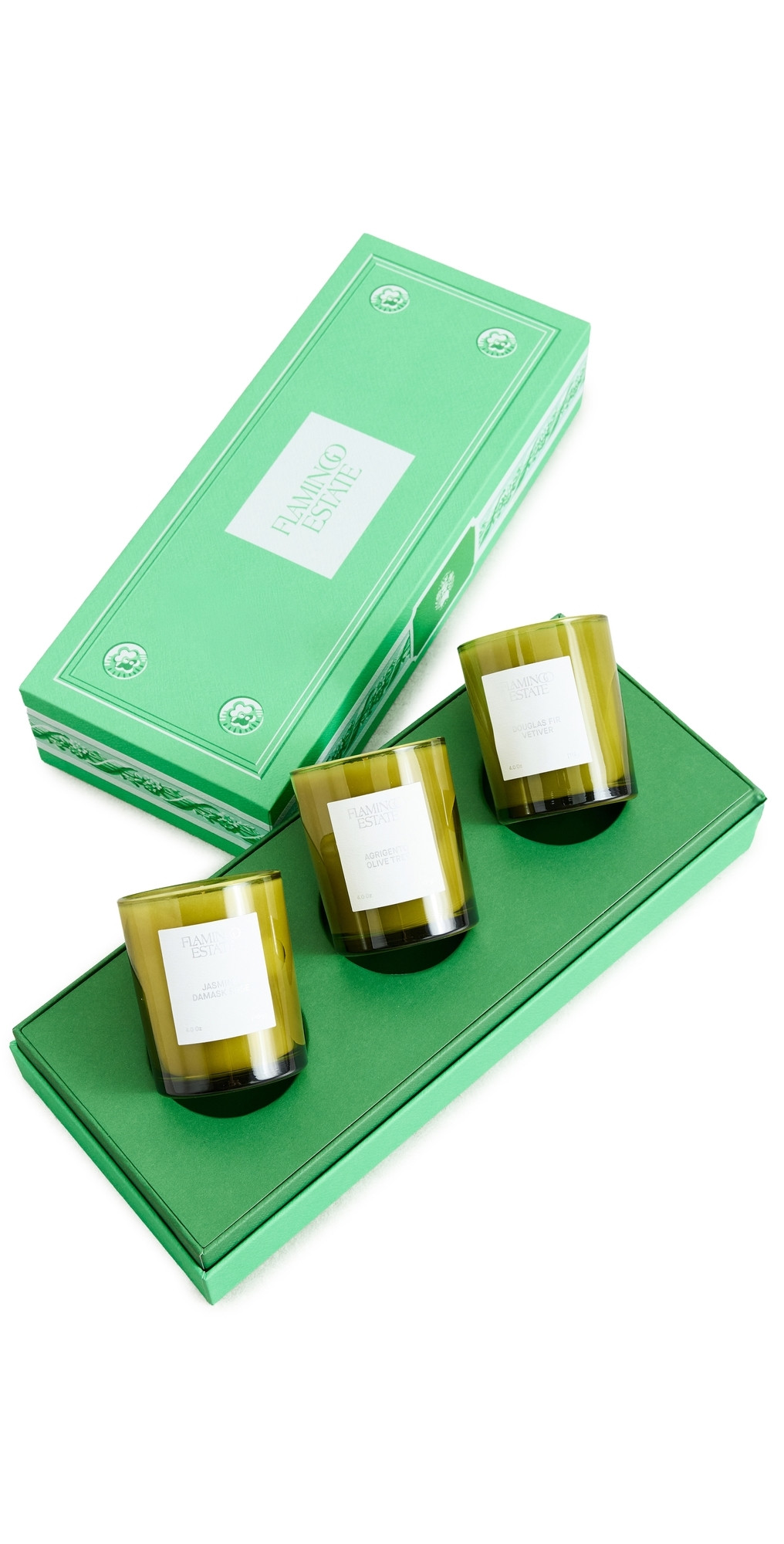 Flamingo Estate Mini Three Sisters Candle Set Green One Size | Shopbop