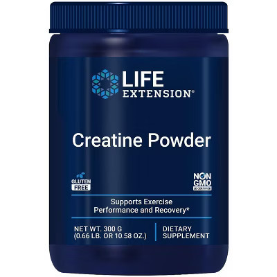Creatine Powder by Life Extension  -  300 g(0.66 LB or 10. Powder | Target