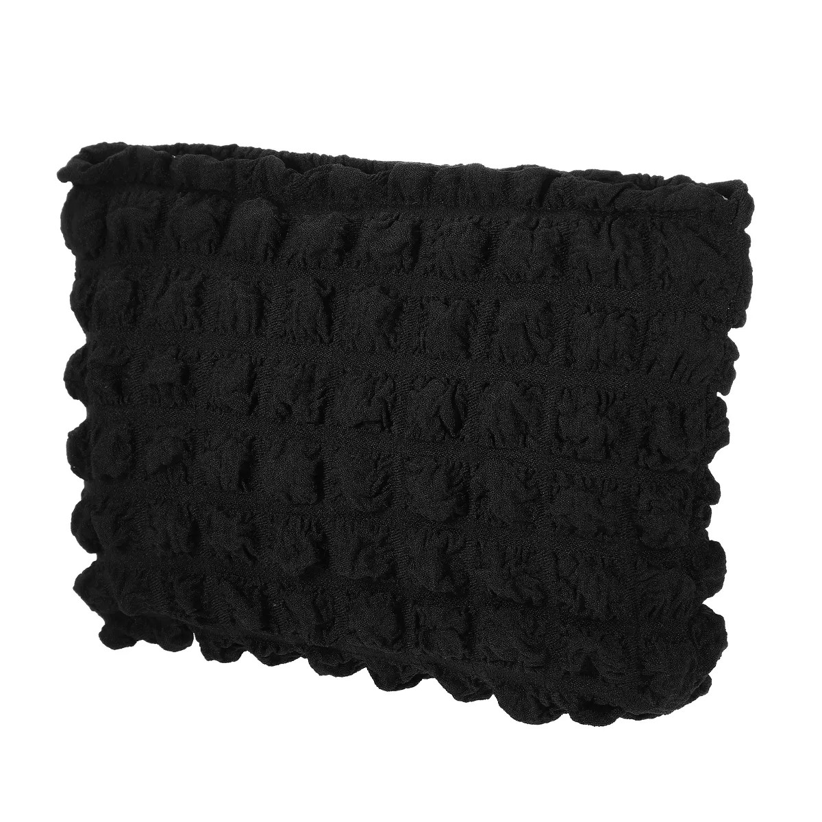 Unique Bargains Bubble Cloud Checkered Zipper Makeup Bag 1 Pc Black | Target