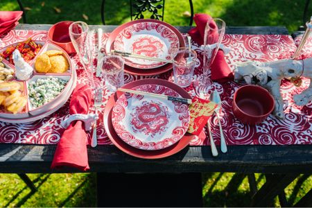 Lunar new year table scape year of the dragon! 

#LTKparties #LTKSeasonal