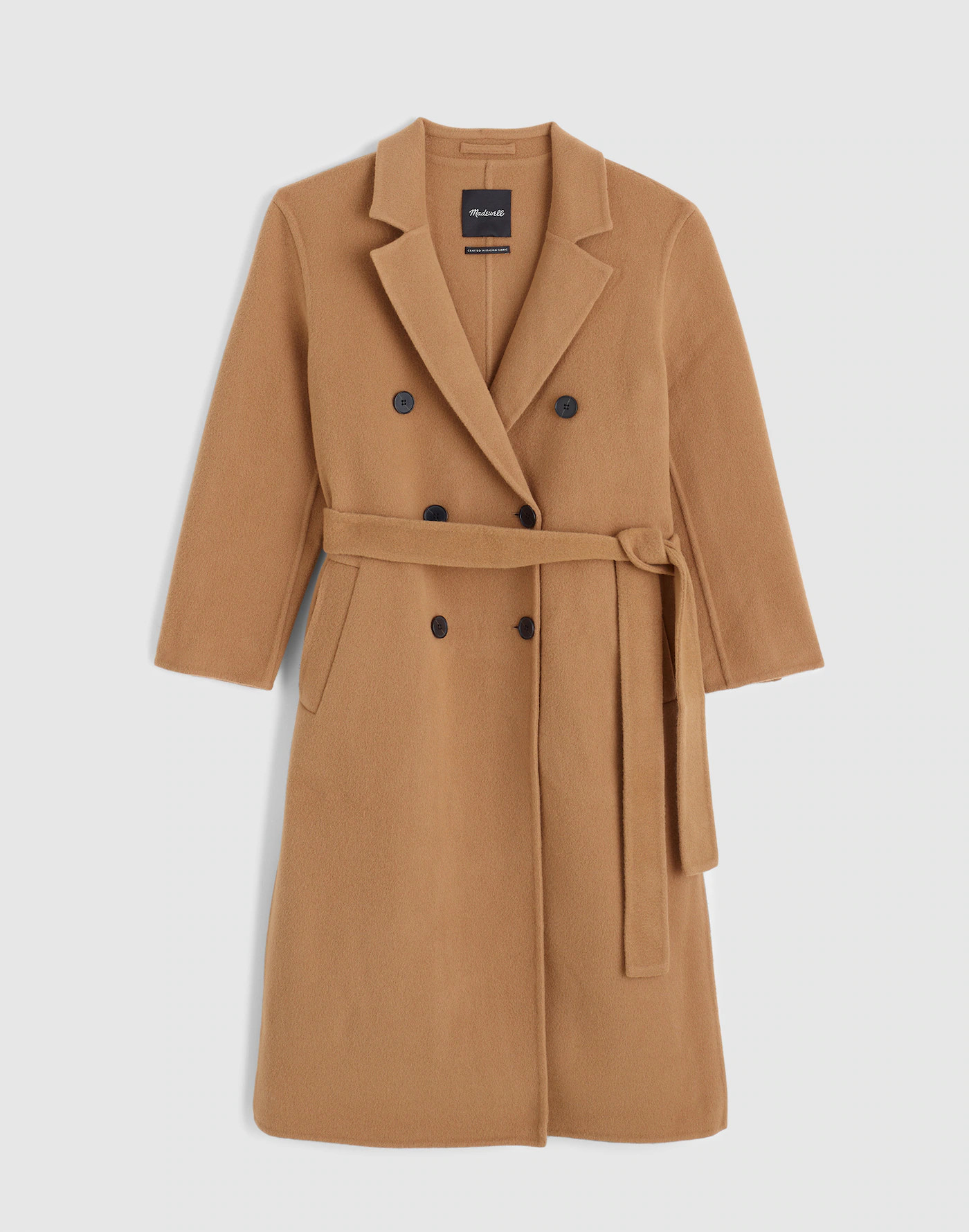 Double-Faced Brushed Long Coat | Madewell