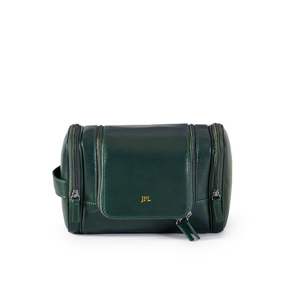 Graham Leather Hanging Toiletry Bag | Mark and Graham
