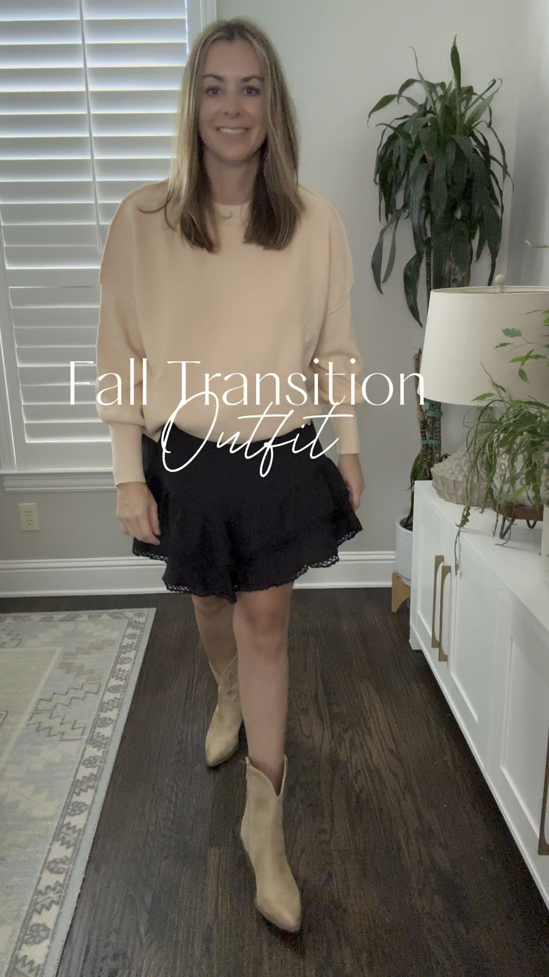 This skort is perfect for a date night,  a concert or just a Fall transitional outfit. Stretchy waistband, built in shorts underneath and ruffles, what’s not to love? Comes in 13 colors. Wearing a medium, but could size down 1.

| fall transitional outfit | country concert outfit | concert look | skirt outfit | fall looks | fashion over 40 | Affordable fashion | Amazon fashion | Date night outfit | boho chic |

#LTKSeasonal #LTKOver40 #LTKFindsUnder50