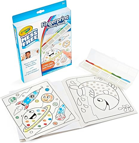 Crayola Color Wonder Mess Free Fingerprint Ink Painting Activity Set, Toddler Finger Painting Alt... | Amazon (US)