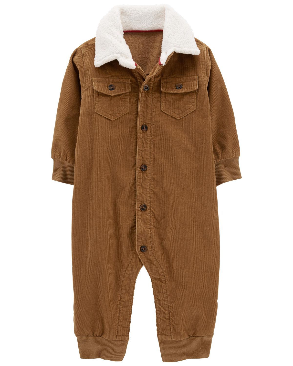 Brown Baby Corduroy Jumpsuit | carters.com | Carter's