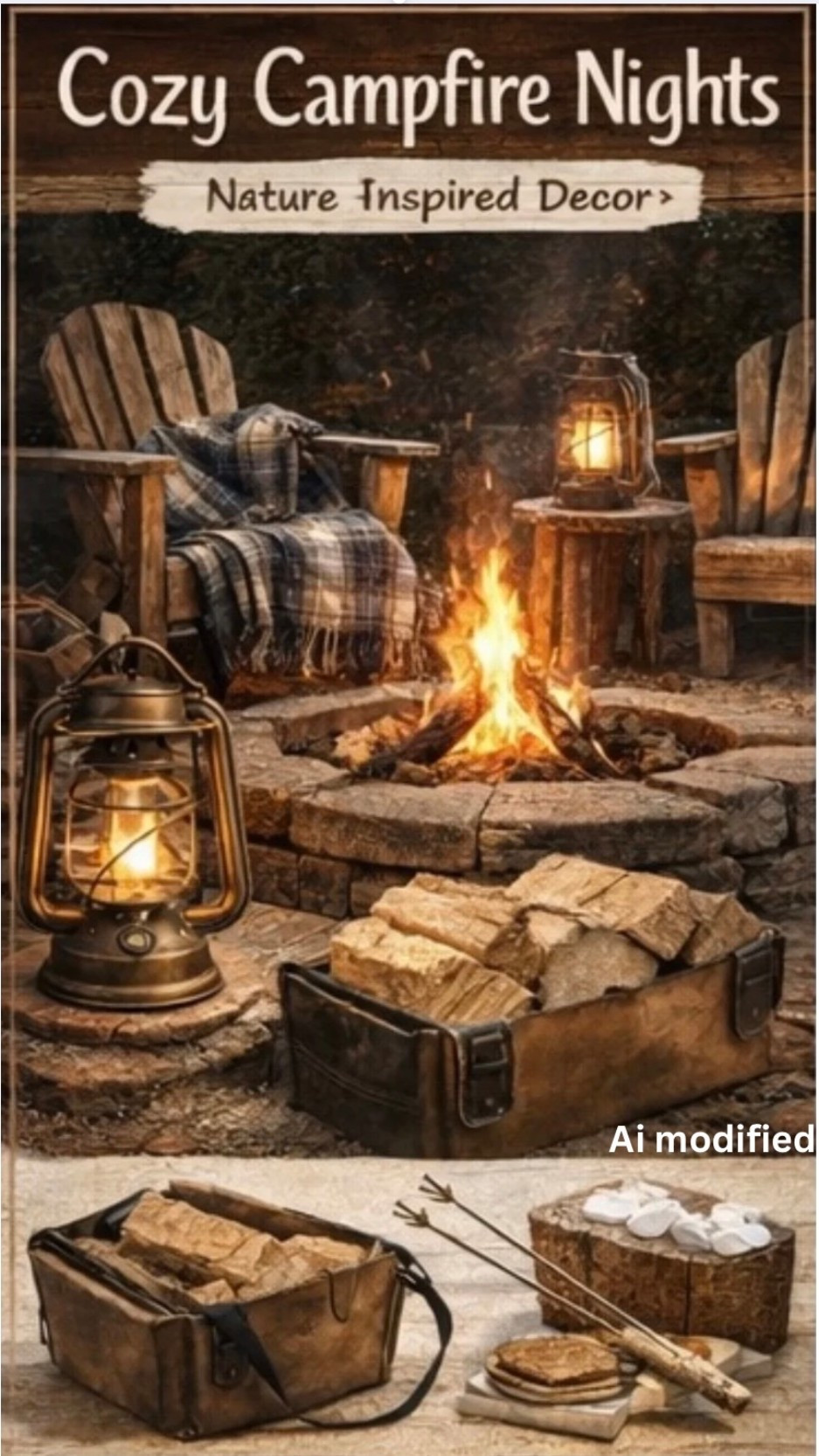 Cozy Campfire Nights🔥| Outdoor Living Ideas, Rustic Backyard & S’mores Setup Inspiration 

#LTKTravel #LTKHome #LTKMens