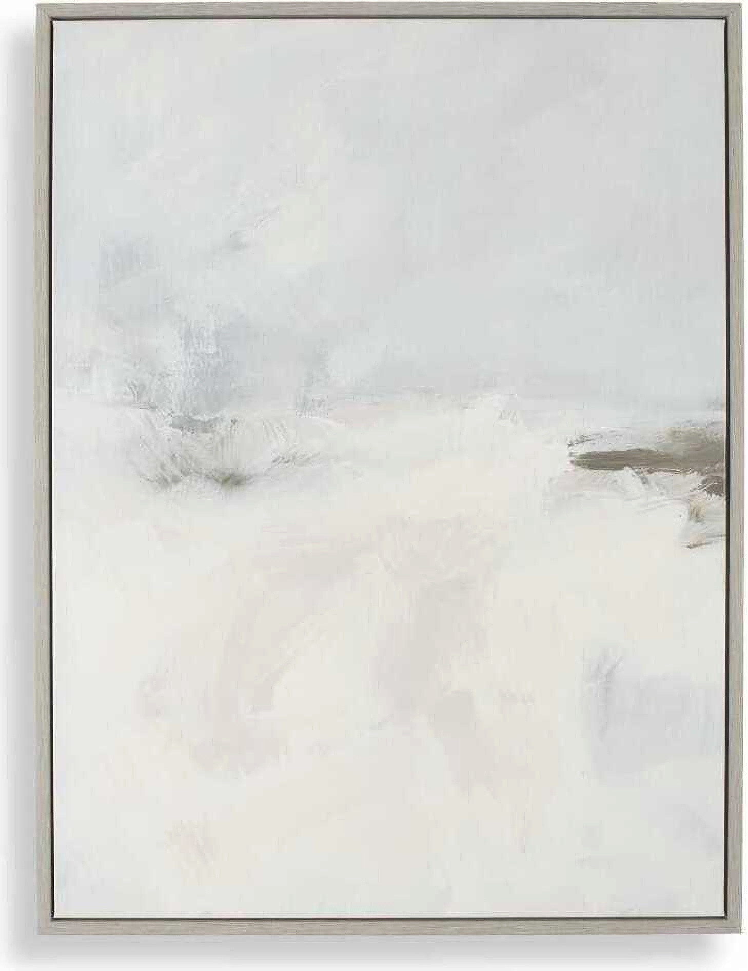 Simple Serenity Framed Abstract Art In Brown and Gray | 1stopbedrooms