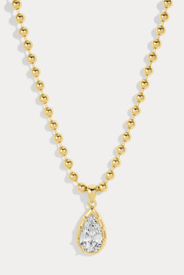 Large Cleo Pear Necklace | Lili Claspe