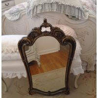 Antique French Gilded Ornate Roses Wooden Mirror~No Free Shipping~ | Etsy (US)