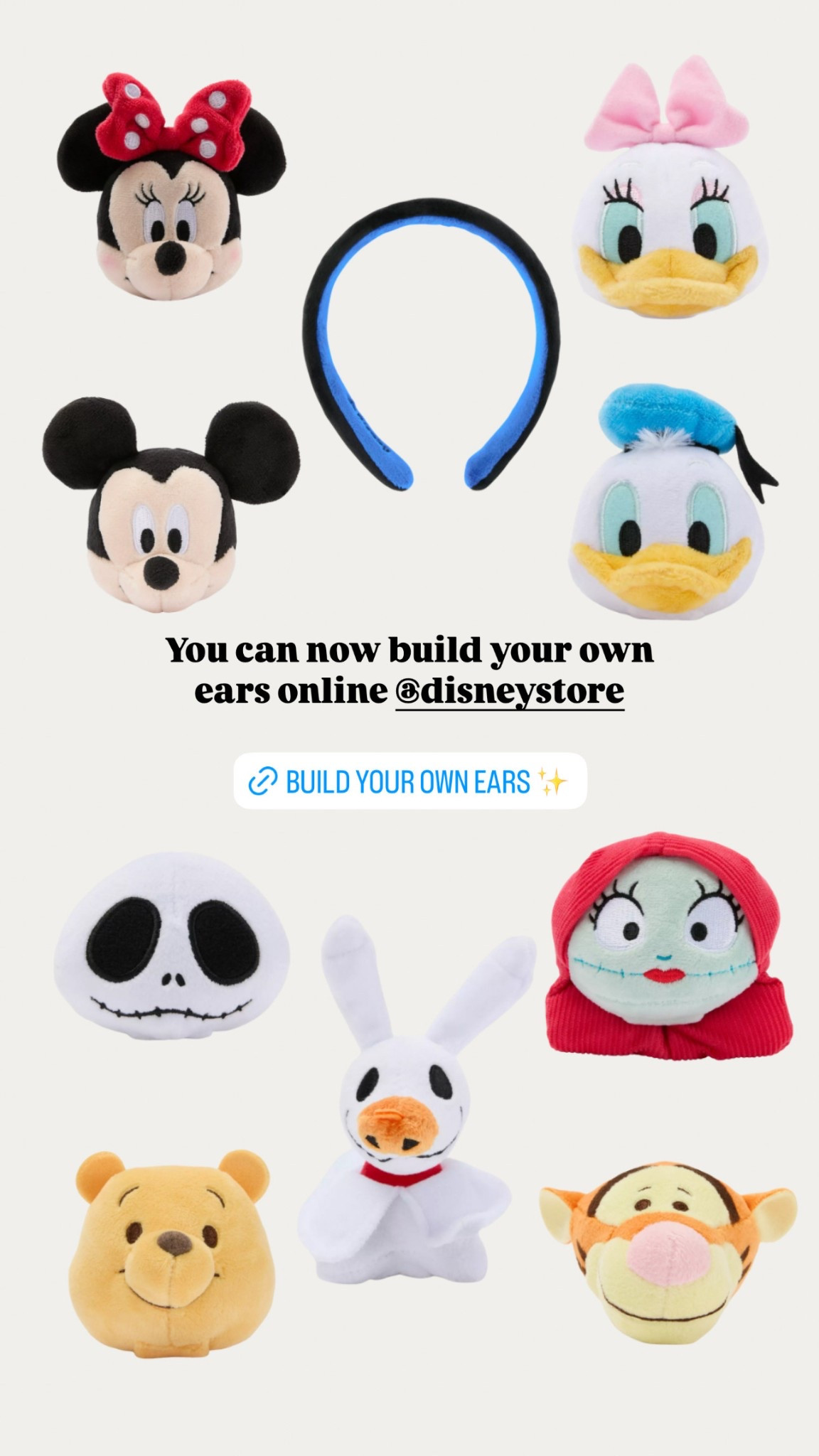 Build your own ears now available online at The Disney Storee

#LTKSeasonal #LTKFindsUnder50 #LTKStyleTip