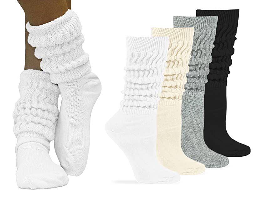 UGG Women's Rib Knit Slouchy Crew Sock | Amazon (US)