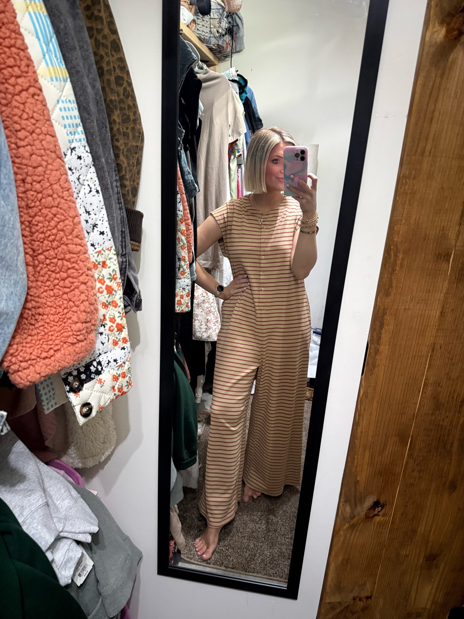 Wearing a medium!