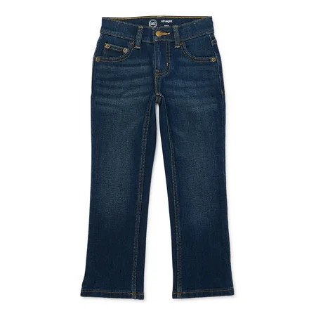 Wonder Nation Boys Vintage Straight Leg Denim Jeans, Sizes 4-18 and Husky | Walmart (US)