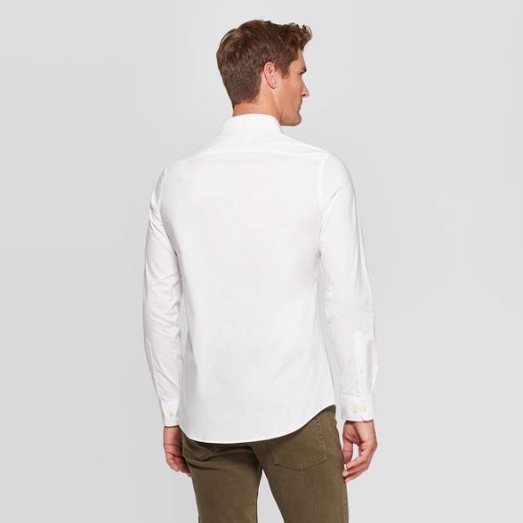 Men's Slim Fit Non-Iron Dress Long Sleeve Button-Down Shirt - Goodfellow & Co™ | Target