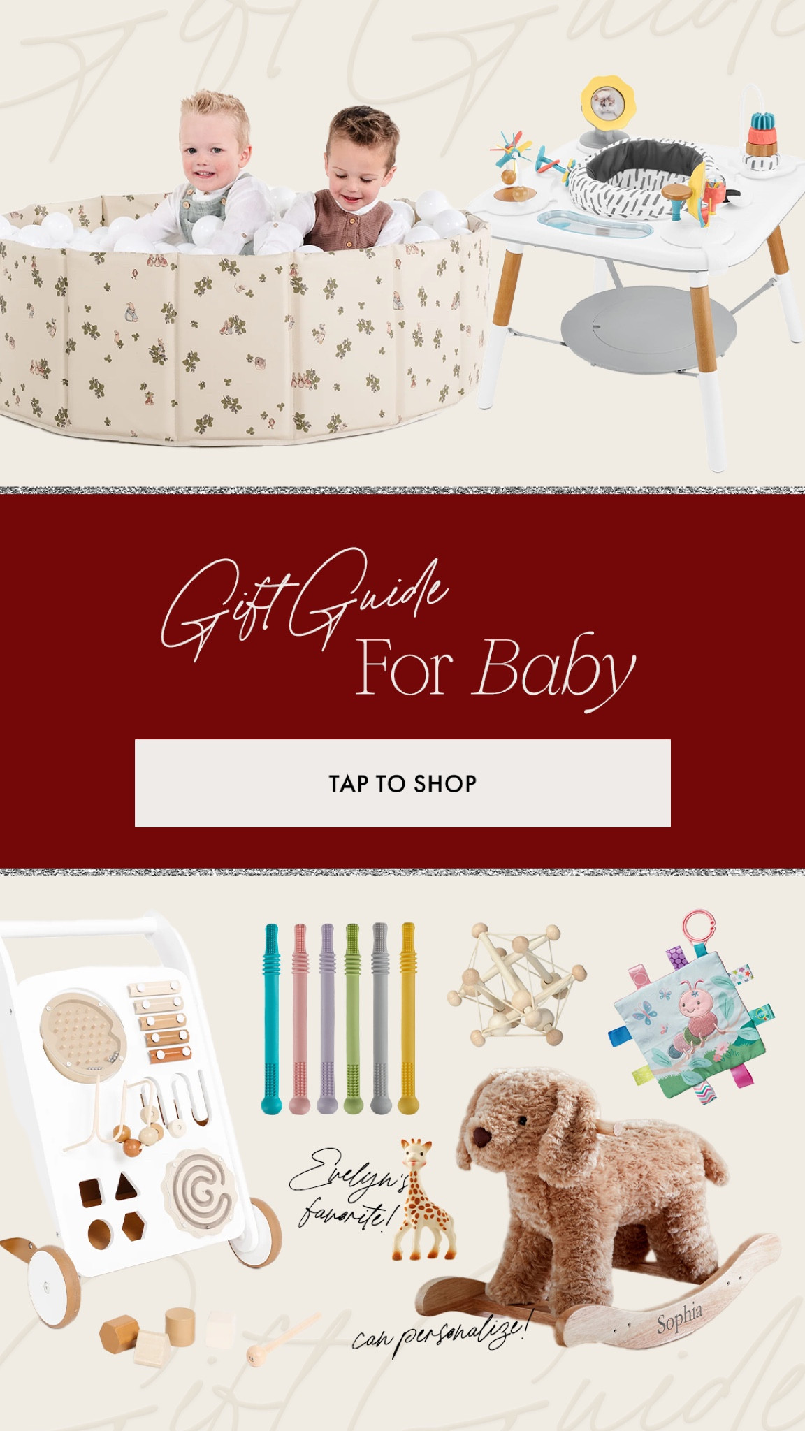 Baby gift guide — grabbing a couple of these for Evelyn this Christmas! So cute!

Babygirl gifts, 6-9 month gift ideas, baby walker, gathre, neutral baby items, baby ball pit 

#LTKBaby #LTKGiftGuide #LTKHoliday