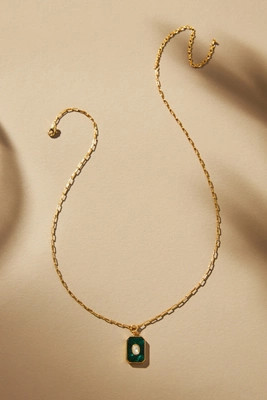 Boho Stone Dog Tag Necklace | Anthropologie (US)