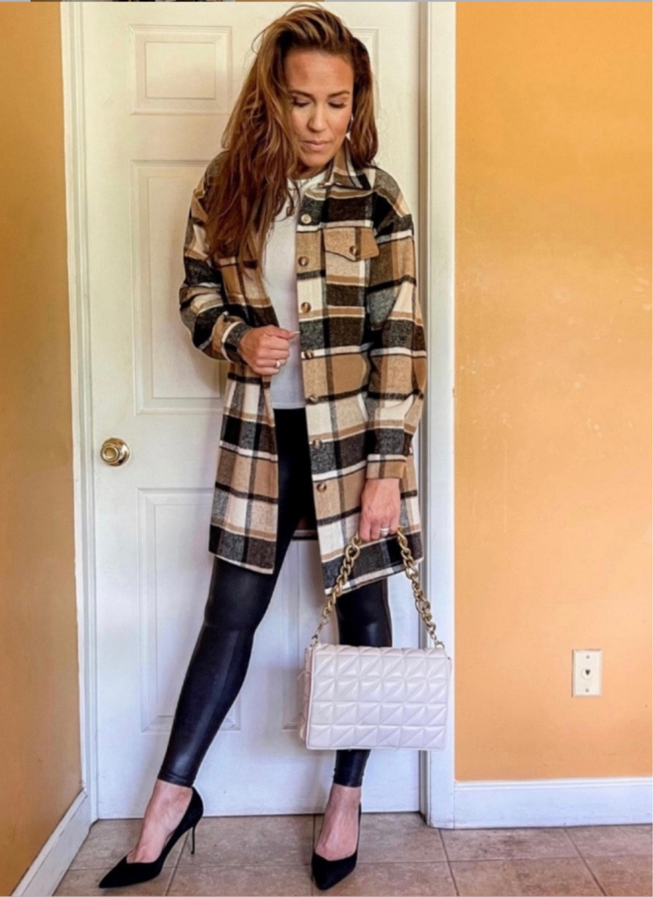 My Spanx faux leather legging are a closet staple for me. They are part of the NSale and still in stock! Nordstrom anniversary sale 2024. NSale bestseller, I dress these up and down in Fall and Winter, leggings, fall fashion, fall outfit, work outfit, I am 5’10” and wear the size M.  #LaidbackLuxeLife

Shacket: M
Tank top: S
Leggings: M

Follow me for more fashion finds, beauty faves, lifestyle, home decor, sales and more! So glad you’re here!! XO, Karma

#LTKxNSale #LTKStyleTip #LTKSaleAlert