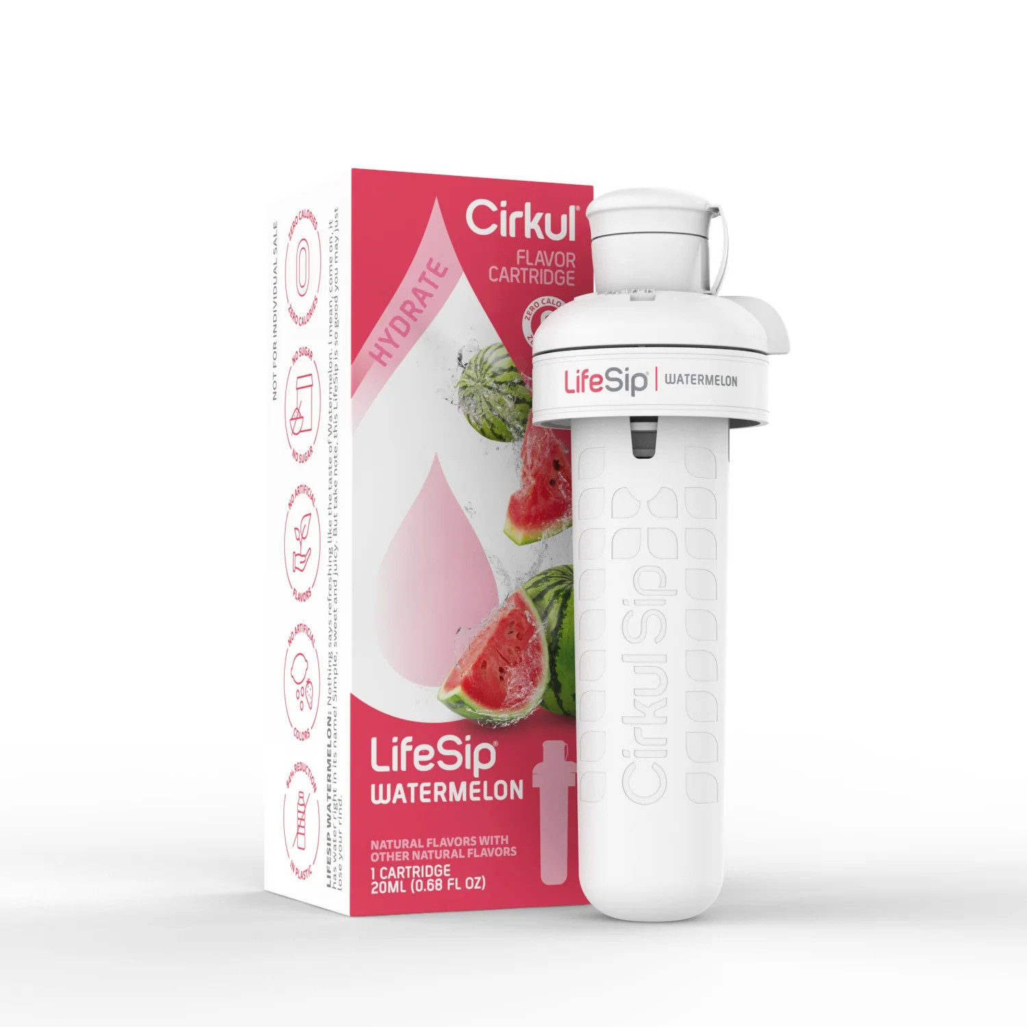 Cirkul LifeSip Watermelon Water Flavor Cartridge 1-pack | Walmart (US)