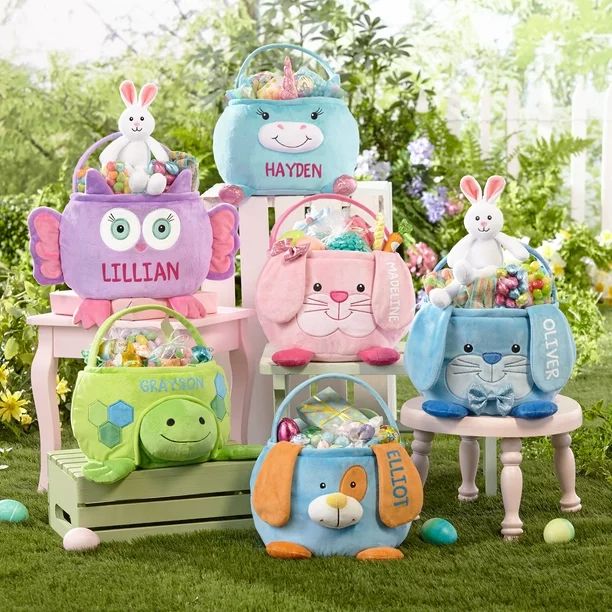 Personalized Furry Friend Easter Basket - Choose from 6 Characters-With or Without Candy | Walmart (US)