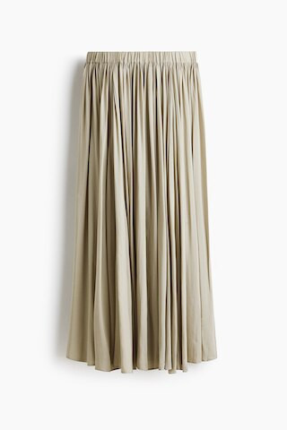 H & M - Gathered Modal Skirt - Beige | H&M (US + CA)