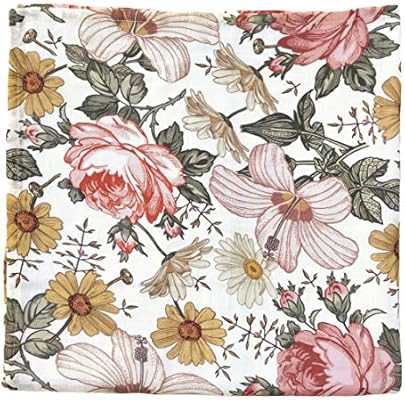 Garden Floral Swaddle - Mini Scout Soft Muslin Nursery Newborn Baby Girl Blanket Registry Essenti... | Amazon (US)