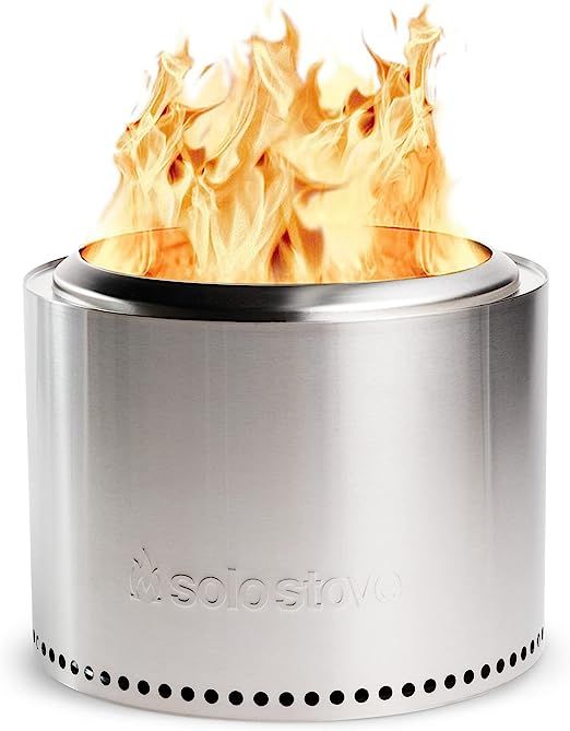 Solo Stove Bonfire 2.0, Smokeless Fire Pit | Wood Burning Fireplaces with Removable Ash Pan, Port... | Amazon (US)