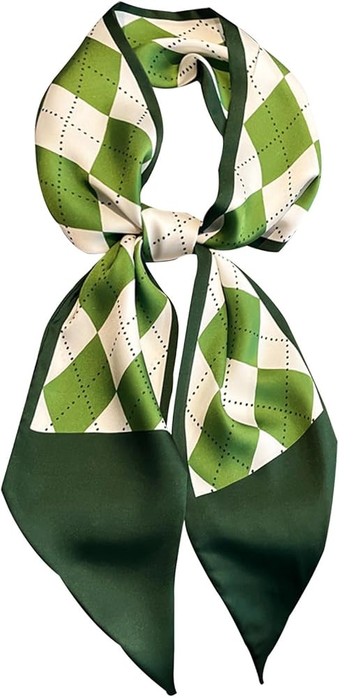 Head Scarf Purse Handle Neck Satin Hair Scarfs For Bag Lightweight Silky Long Thin Women's Fashio... | Amazon (US)