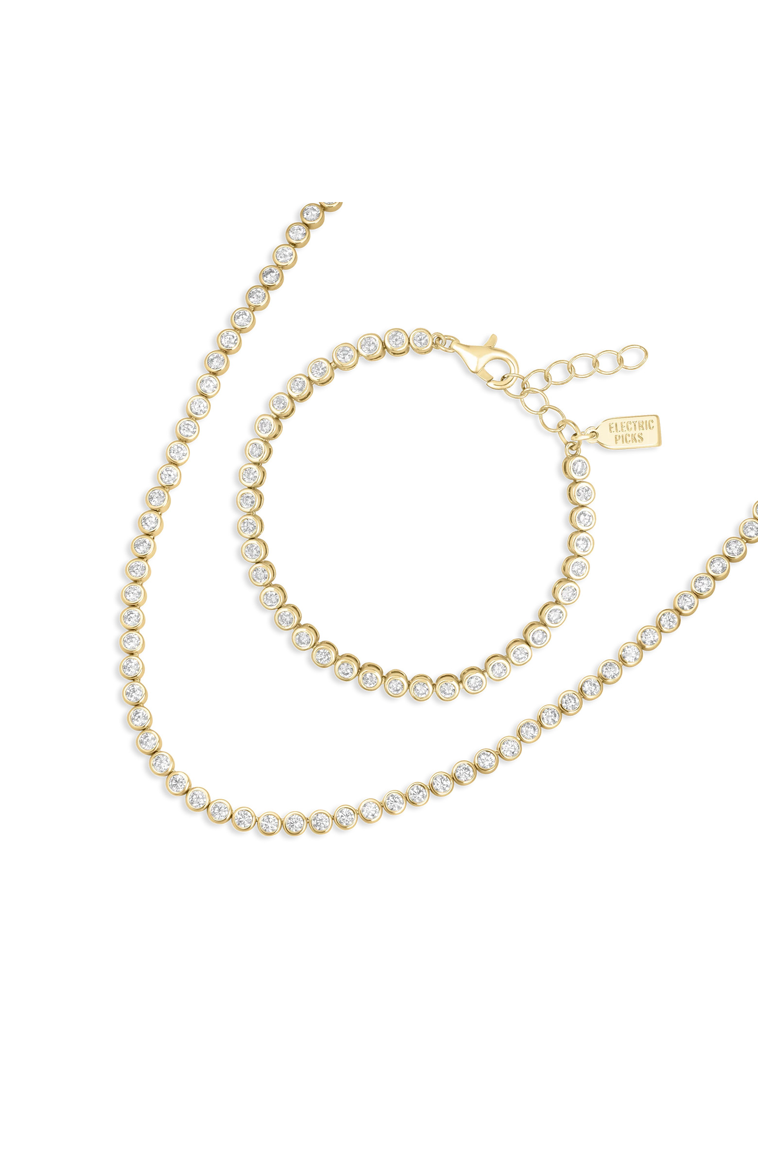 Jewel Tennis Bracelet and Necklace - Set of 2 | Nordstrom