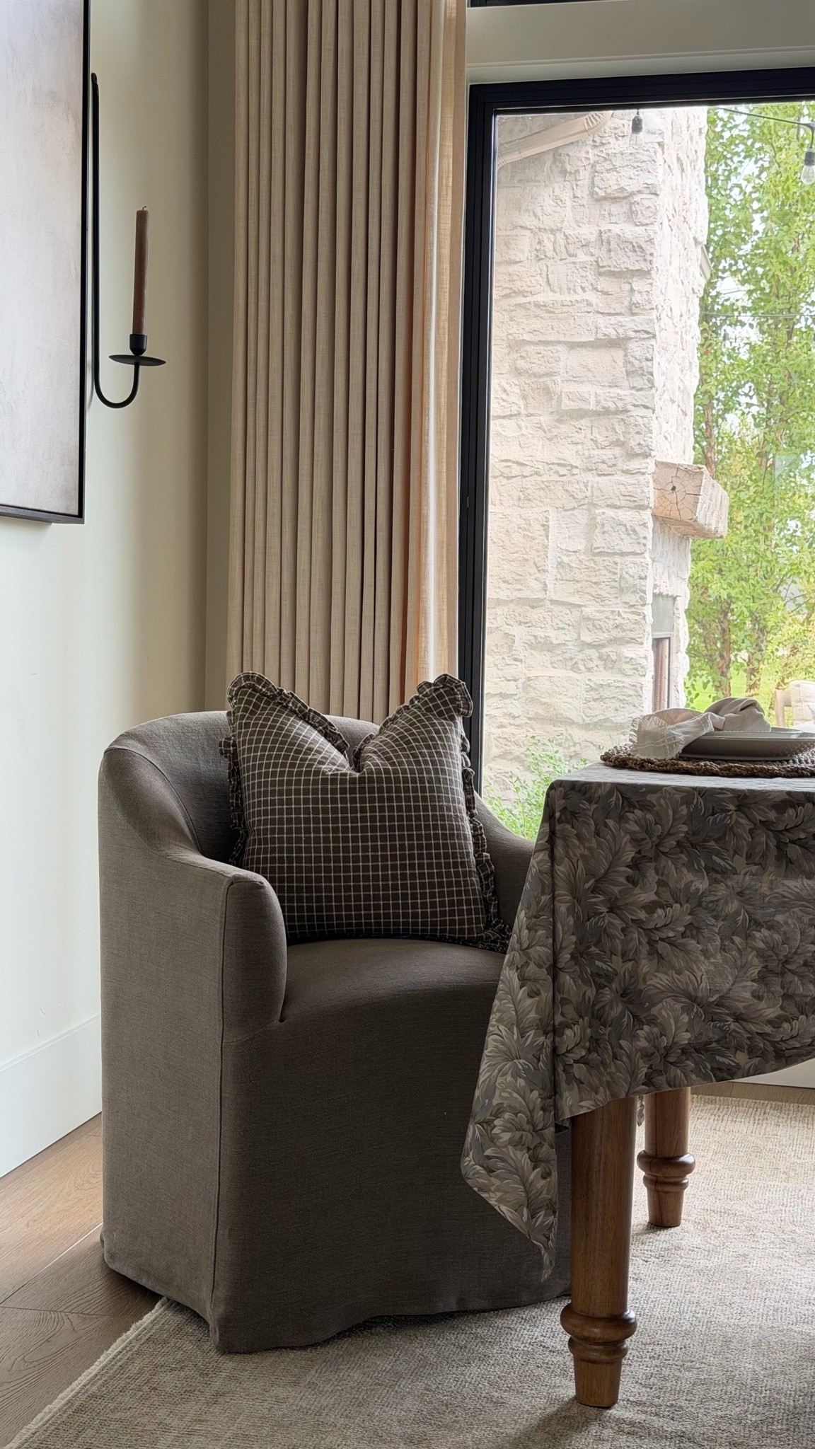 I finally snagged these gorgeous coffee brown upholstered chairs for our dining room, and could not love them more! They have casters on the bottom which makes them even more functional. And don’t get me started on the pillows 😍 obsessed!

#LTKHome