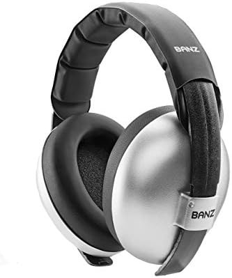 BANZ Infant Hearing Protection Sound Blocking Earmuffs (Silver) | Amazon (US)