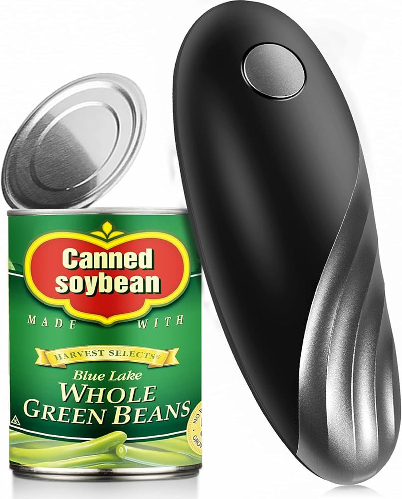 Electric Can Opener, One-Touch Can Opener Electric Smooth Edge for Almost Size Can, Electric Can ... | Amazon (US)