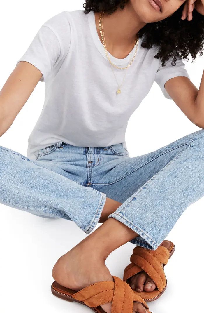 Whisper Cotton Crewneck T-Shirt | White Top Tops | White Tank Top | Spring Outfits 2023 | Nordstrom