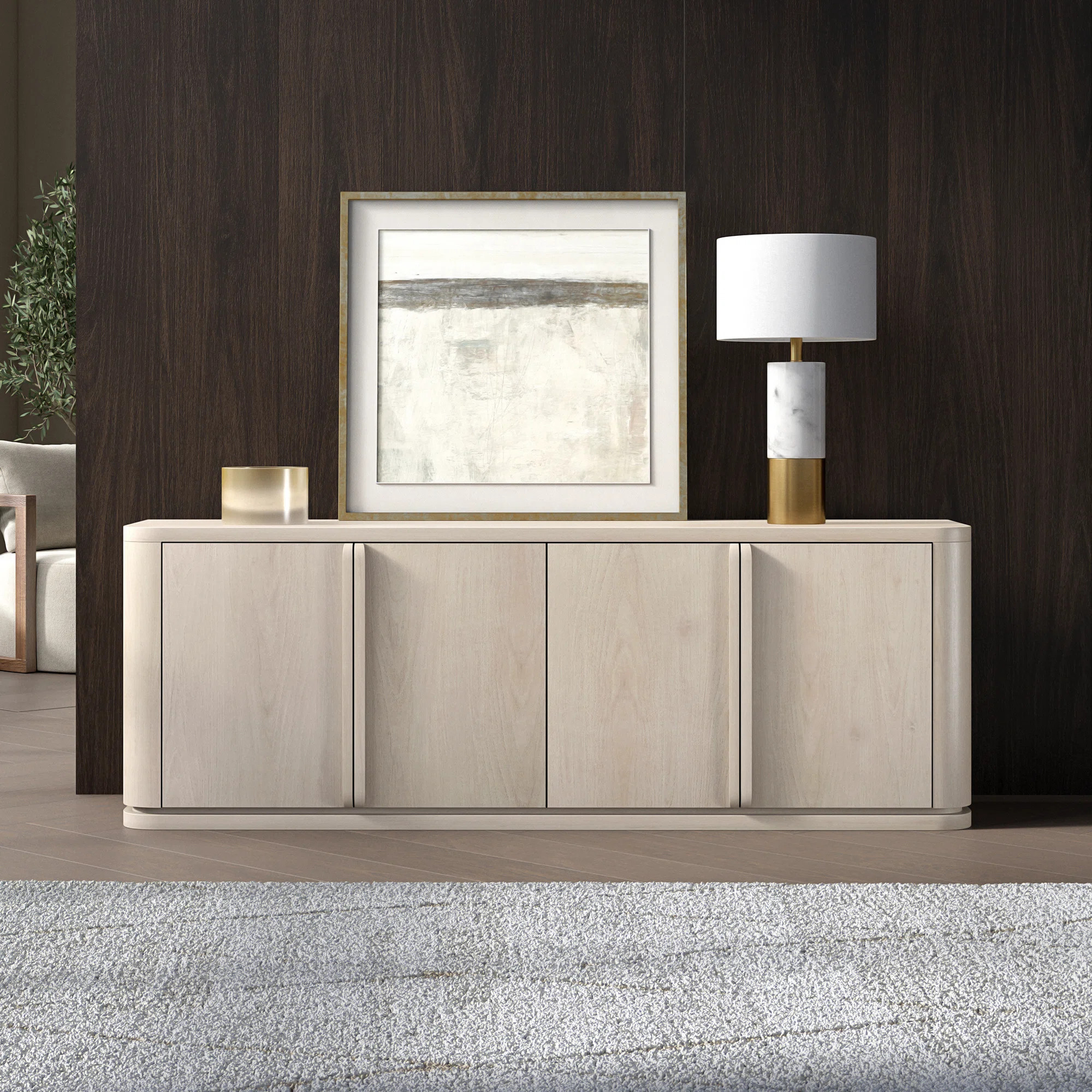 Vance Rectangular TV Stand for TV's up to 78" | Wayfair North America